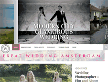 Tablet Screenshot of expatweddingamsterdam.com